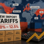 Imposes New Import Tariffs of Up to 12.5% on Goods from More Than 80 Countries