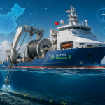 China Launches Its Largest Fully Electric Deep-Sea Cable-Laying Vessel