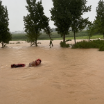 Flooding in Henan: Rescuers Pull Woman from Raging Waters and Save 96-Year-Old Resident